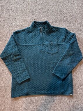 Eddie Bauer Men’s Quilted Quarter Zip Large